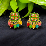 Kundan Elegant Stylist Earrings Jhumki Set for Women