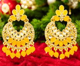 Kundan Dangler Earrings Jhumki Set for Women