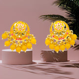 Designer Kundan Dangler Earrings Set for Women and Girls