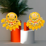 Designer Kundan Dangler Earrings Set for Women and Girls