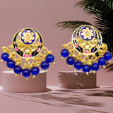 Designer Kundan Dangler Earrings Set for Women and Girls