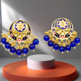 Designer Kundan Dangler Earrings Set for Women and Girls