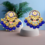 Designer Kundan Dangler Earrings Set for Women and Girls