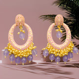 Kundan Dangler Earrings Jhumki Set for Women & Girls