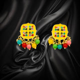 Kundan Elegant Stylist Earrings Jhumki Set for Women