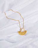 Western Stylish Trending Anti Tarnish Pendant Chain set