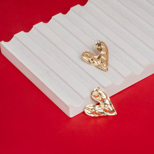 Anti tarnish western style stainless steel gold plated Earrings for Women & girls