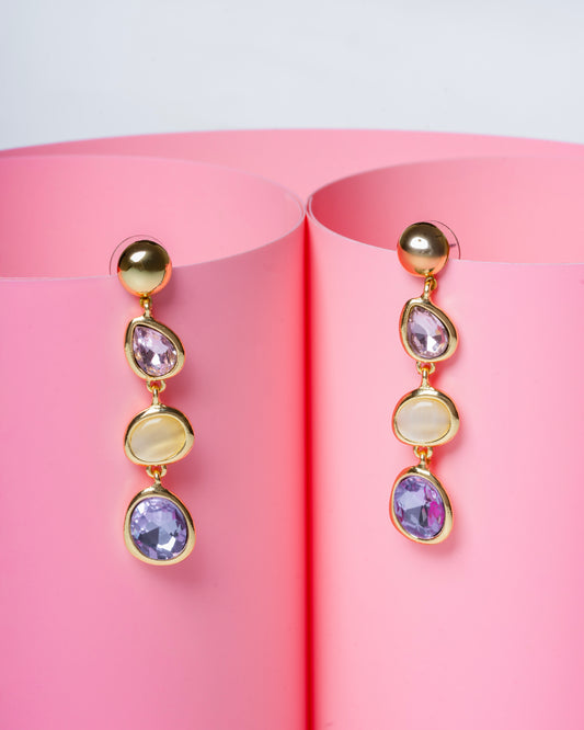 Anti tarnish western style multicolor Earrings for Women & girls.