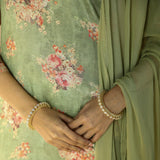 Gold plated Kundan Pearls Designer bangles set for women