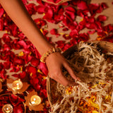 Gold plated Designer bangles set with green and red gemstones for women