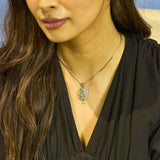 Western Stylish Trending Pendant Chain set with Earrings