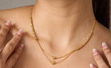 Gold Plated Necklace Pendant Jewellery set for Women & girls. One gram Gold forming Jewelry set
