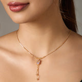 Gold-Tone Pendant chain set for women & girls