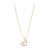 Western Stylish Heart Shaped Pendant chain Set for Girls & Women