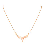 Western style Gold-Tone Pendant chain set for women & girls