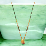 Traditional Temple Gold plated one Gram forming Mangalsutra for women.