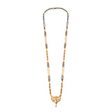 One gram Gold plated long size Mangal-sutra with chain Jewelry Set for women