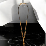 Traditional Gold plated one gram forming Mangalsutra for women