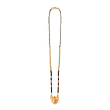 Indian Traditional Gold plated Mangal sutra with black Beads for women