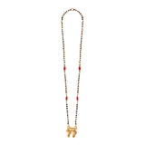 Traditional Gold plated one Gram forming Mangalsutra for women.