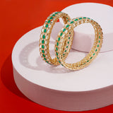 Trending Kundan Pearl Designer Bangles set for women