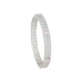 American diamond Bangles Kada type set for women.