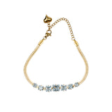 Silver and gold plated Cuff Bracelet for women & Girls