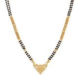 One gram Gold plated Mangalsutra with chain Pendant Jewelry Set for women