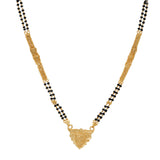 One gram Gold plated Mangalsutra with chain Pendant Set for women