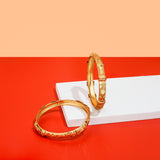 Gold plated Designer bangles Kada set for women