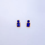 Indian Traditional Gold Plated Stone & Beads Choker Necklace Set with Earrings Jewellery Set for Women.Blue