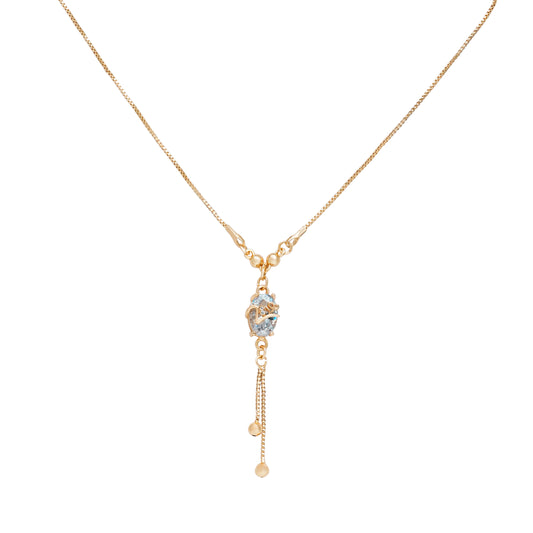 Western Stylish Solitaire Pendant chain Set for Girls & Women