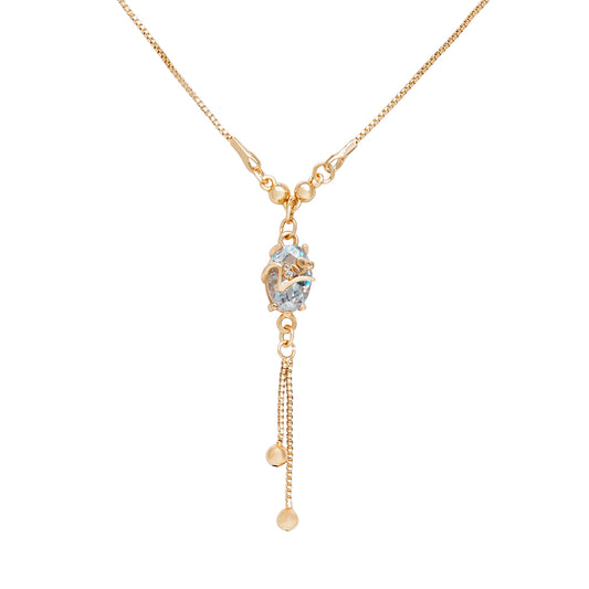 Western Stylish Solitaire Pendant chain Set for Girls & Women