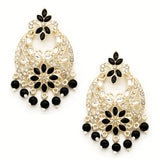Multicolor Danglers Kundan & Pearl Earrings Set for Girls & Women