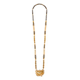 Ethnic One gram Gold plated  Mangalsutra Tanmaniya Jewelry Set for women