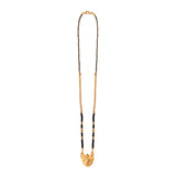 Indian Traditional Gold plated Mangal sutra with black Beads for women