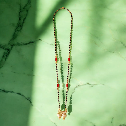 Traditional  Gold plated  one Gram forming Mangalsutra  for women.